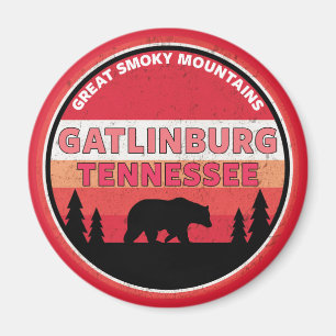Imã Montanhas Enfumaçados de Gatlinburg Tennessee