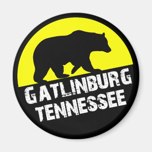 Imã Montanhas Enfumaçados do Urso de Gatlinburg Tenne