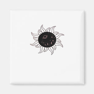 Imã Montanhas Espaciais do Sol Whimsigoth e Pôr do Sol