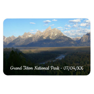 Ímã Montanhas Jackson Hole (Parque Nacional Grand Teto