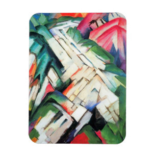 Ímã Montanhas (Paisagem) por Franz Marc, Arte Antiga