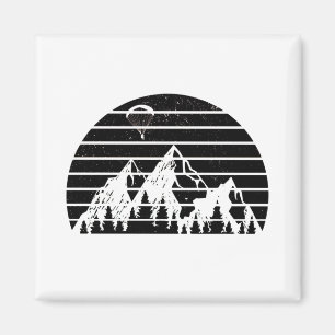 Imã Montanhas Paragliding  Presente de Paraglider no e