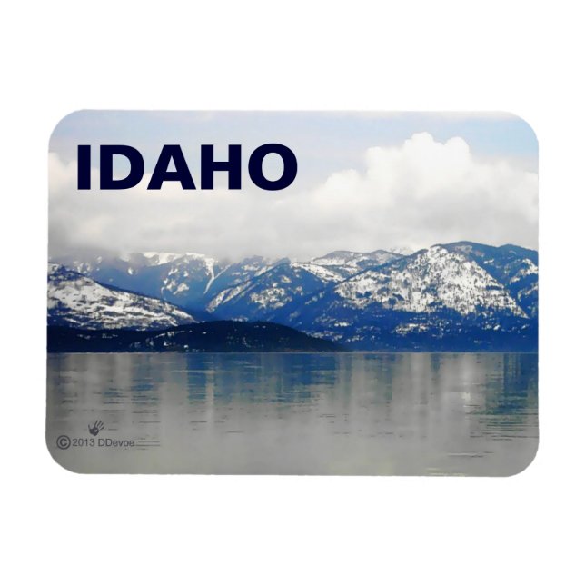 Ímã Montanhas Pelo Lago (Horizontal)