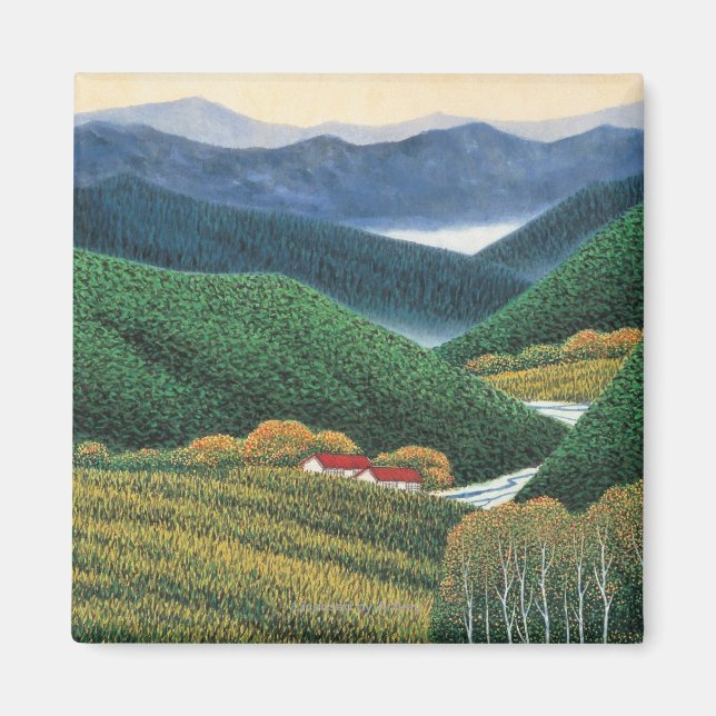 Imã Montanhas primavera (Frente)