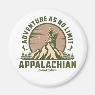 Imã Montanhas Retro Appalachian Subem Camisa T Sunset