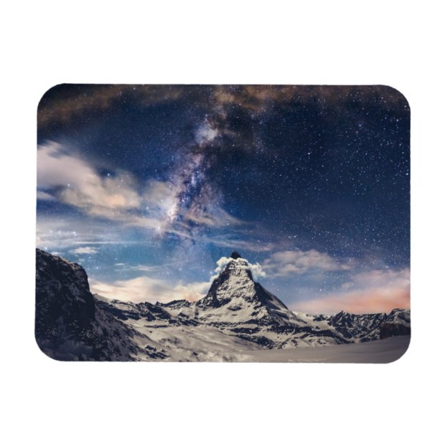 Ímã Montanhas | Suiça de Matterhorn Zermatt (Horizontal)