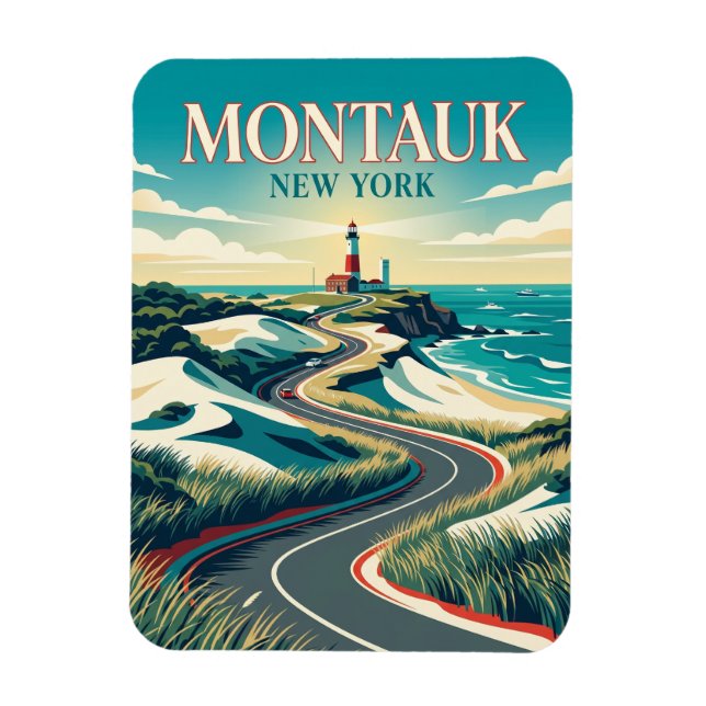 Ímã Montauk EUA (Vertical)