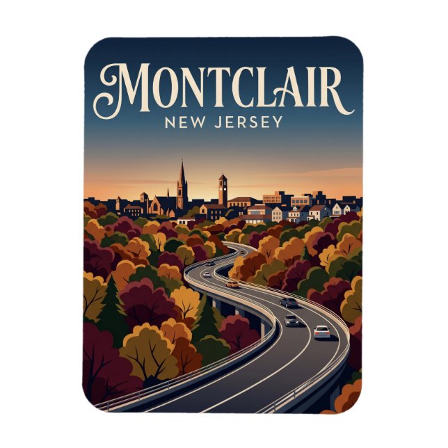 Ímã Montclair Nova Jérsei (Vertical)