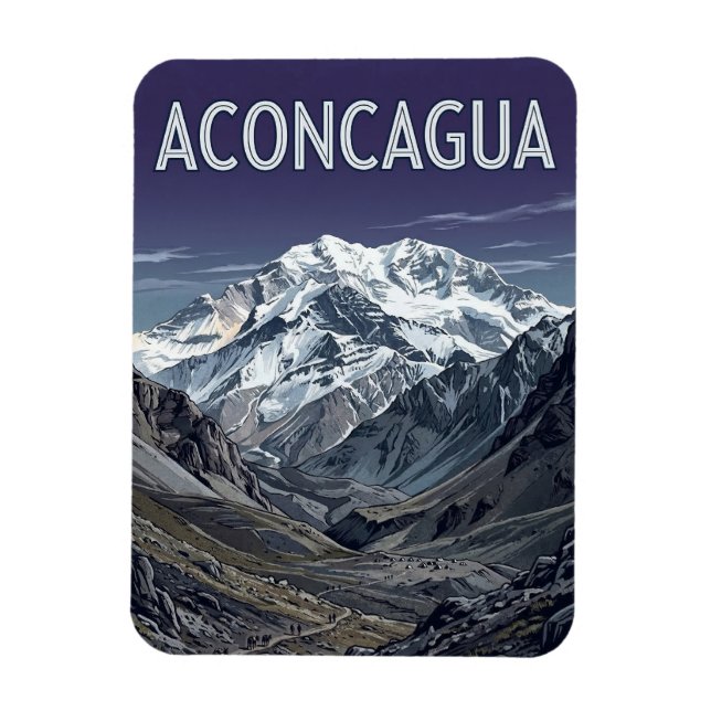 Ímã Monte Aconcagua (Vertical)