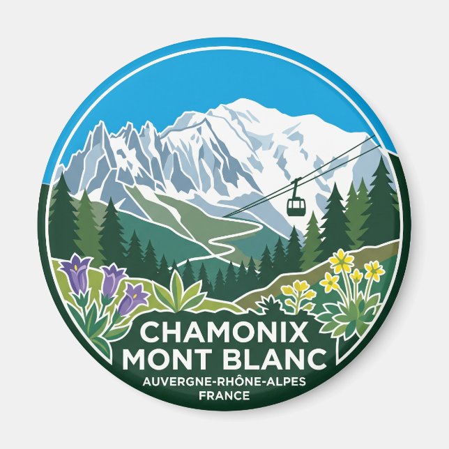 Imã Monte Branco França (Frente)