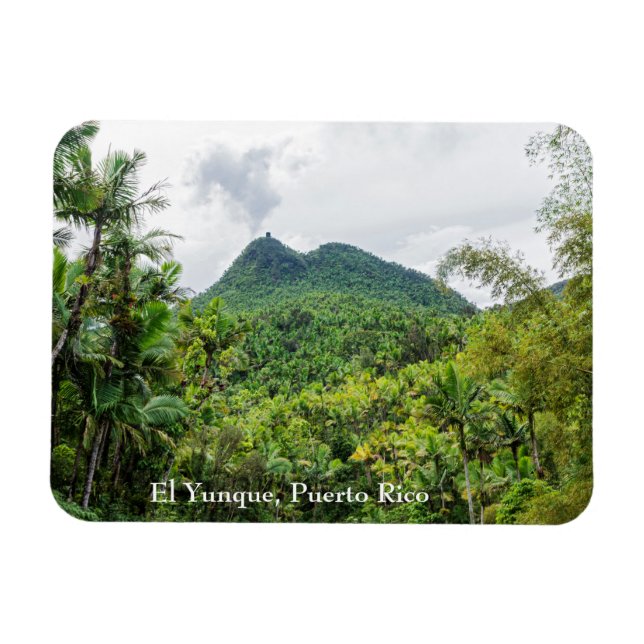 Ímã Monte Britton e paisagem de el yunque (Horizontal)