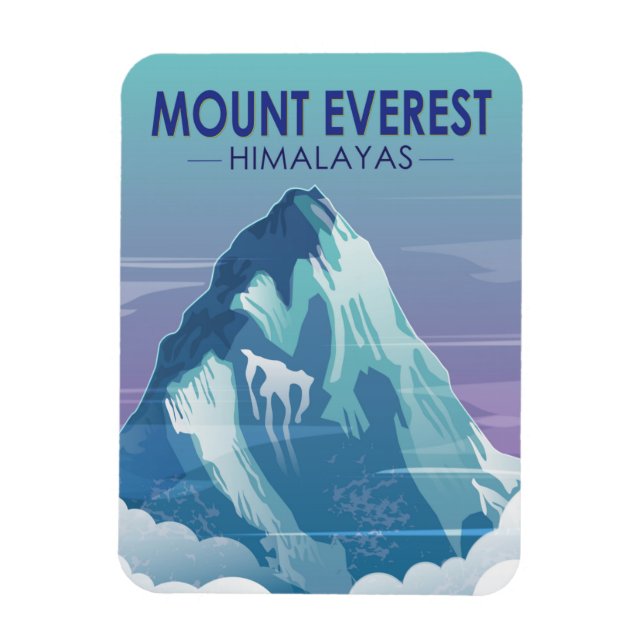 Ímã Monte Everest Himalayas Vintage (Vertical)