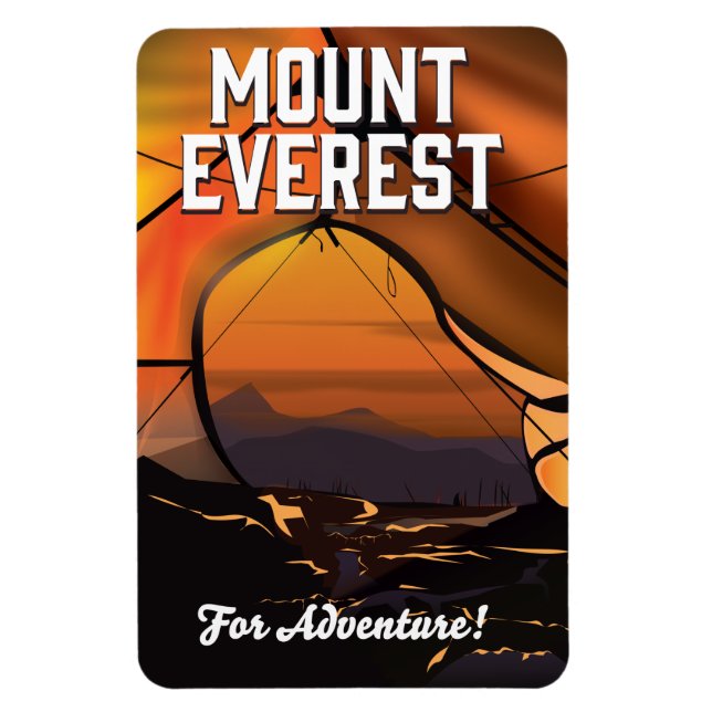 Ímã Monte Everest Para Aventura! (Vertical)