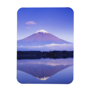 Ímã Monte Fuji com Nuvem Lenticular, Lago Motosu,