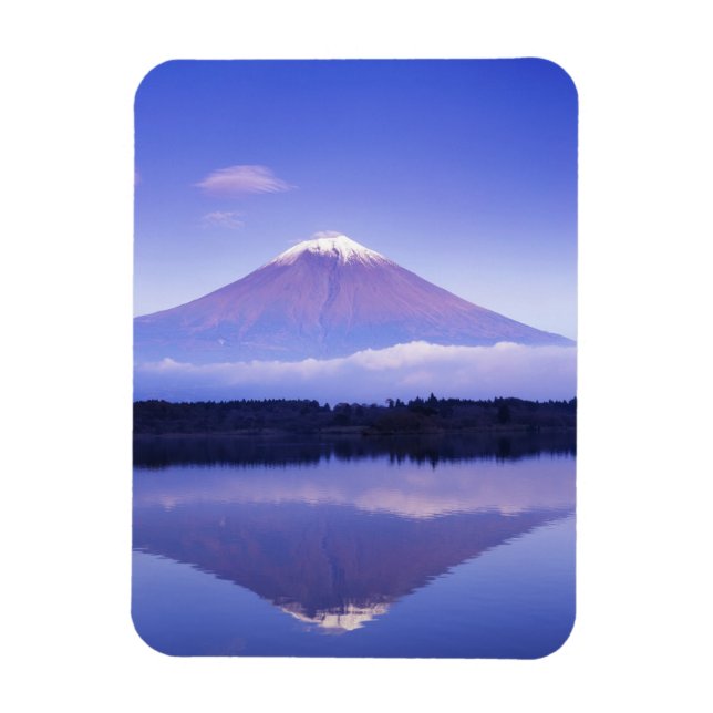 Ímã Monte Fuji com Nuvem Lenticular, Lago Motosu, (Vertical)