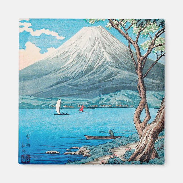 Imã Monte Fuji do lago Yamanaka por Hiroaki Takahashi (Frente)