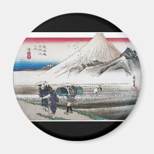 Imã Monte Fuji na manhã, Japão cerca de 1831-1834