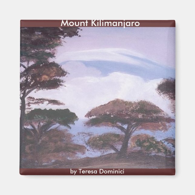 Imã Monte Kilimanjaro Magnet (Frente)