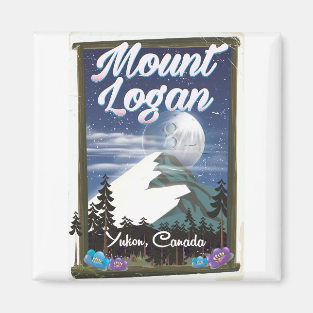 Imã Monte Logan, Yukon, Canadá (Frente)