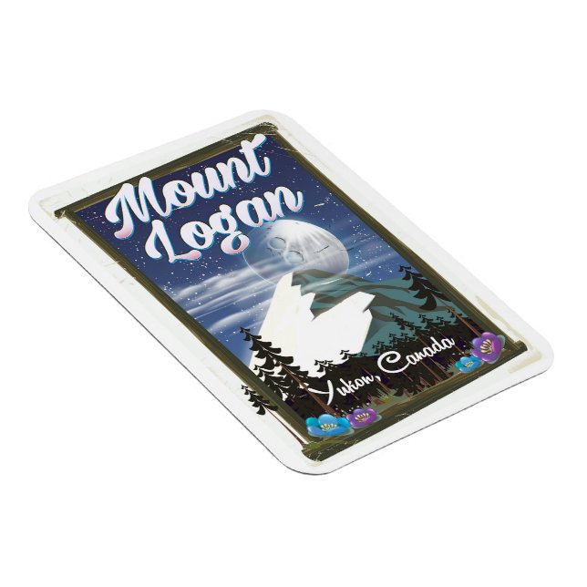 Ímã Monte Logan, Yukon, Canadá (Lado Direito)