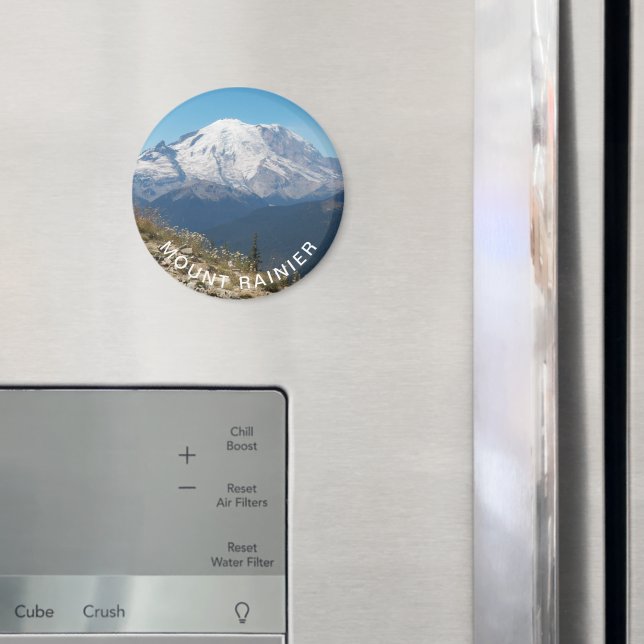 Imã Monte o Rainier Landscape (In Situ (Fridge))