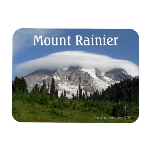 Ímã Monte Rainier National Park Magnet (Horizontal)