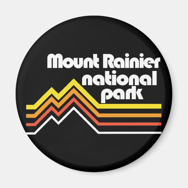 Imã Monte Rainier, Parque Nacional (Frente)