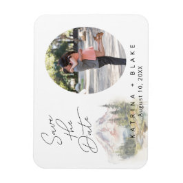 Ímã Monte Rainier Salve a Data do Magneto de Fotografi