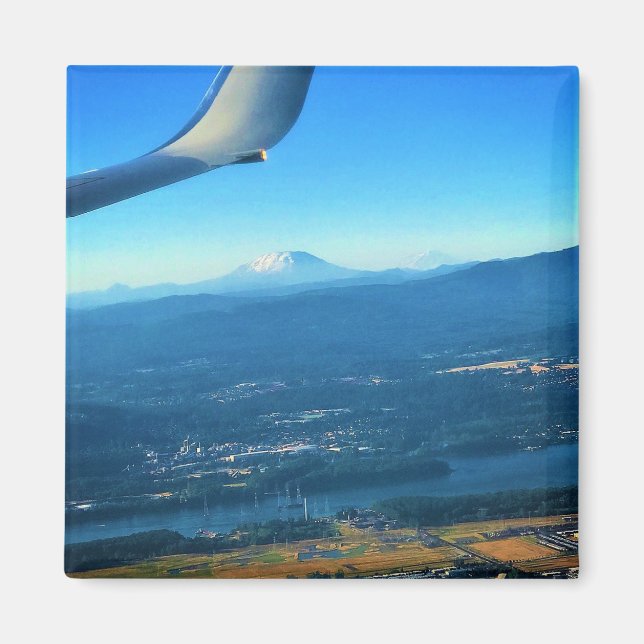 Imã Monte Ruas. Helens, Washington (Frente)