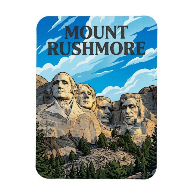 Ímã Monte Rushmore (Vertical)