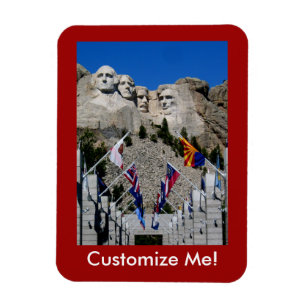Ímã Monte Rushmore Foto Personalizável Souvenir