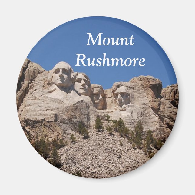 Imã Monte Rushmore - ímã de souvenir (Frente)