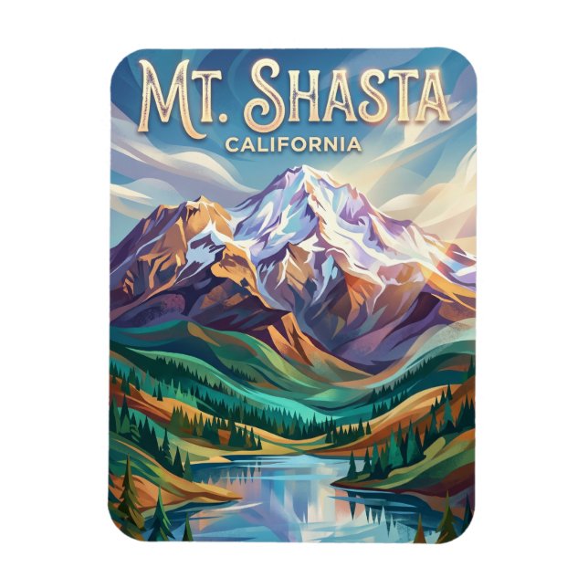 Ímã Monte Shasta EUA (Vertical)