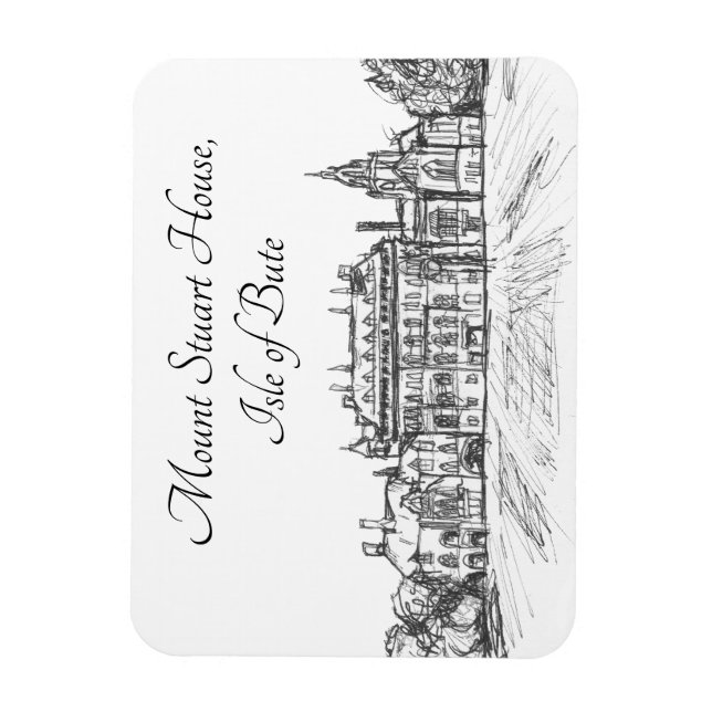 Ímã Monte Stuart House, Ilha de Bute- (Vertical)