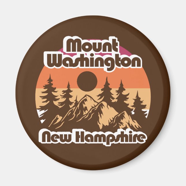 Imã Monte Washington New Hampshire (Frente)