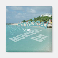 Montego Bay Jamaica Viagem Foto do Magnet do Souve