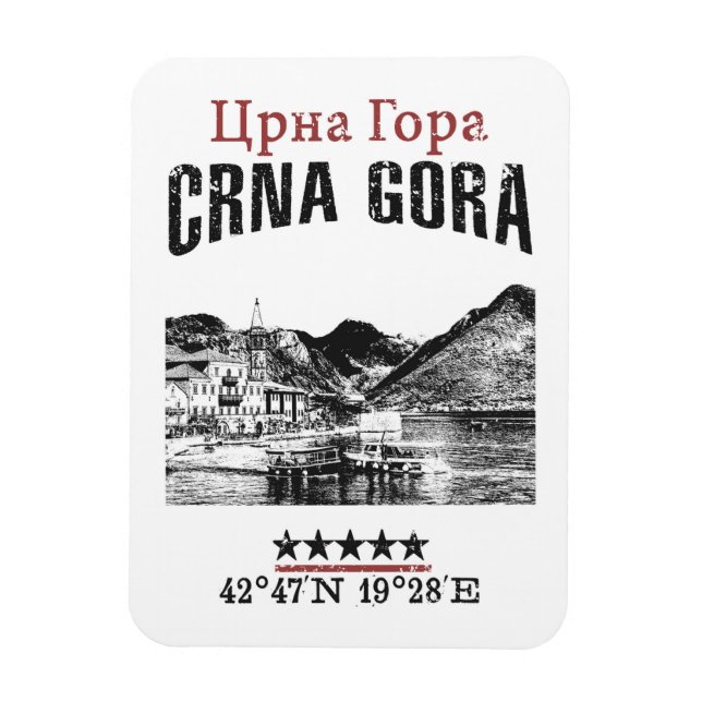 Ímã Montenegro (Vertical)