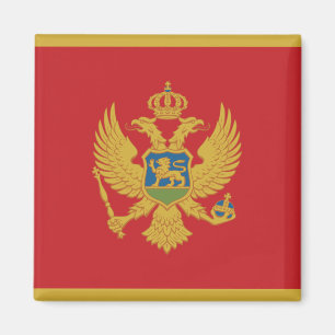 Imã Montenegro Flag Magnet