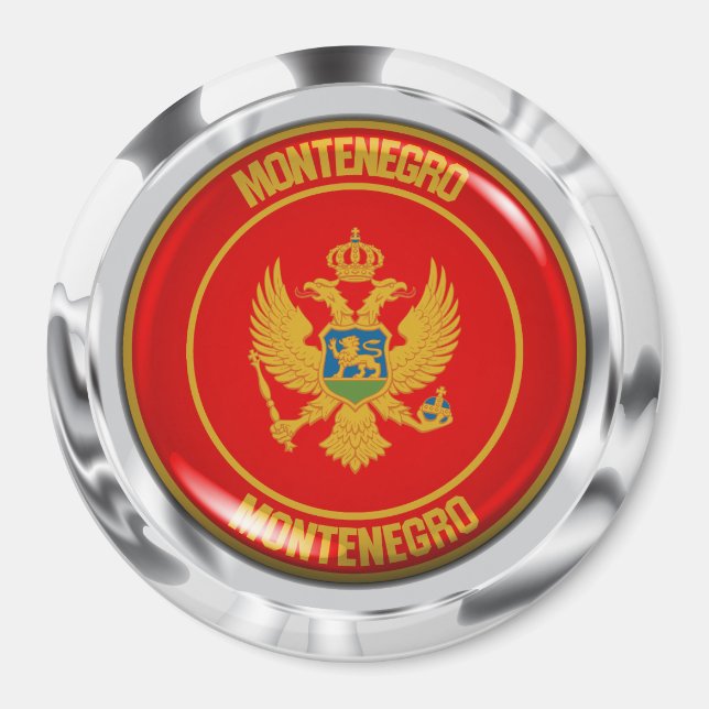 Imã Montenegro Round Emblem (Frente)