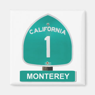 Imã Monterey California Highway 1 Magnet