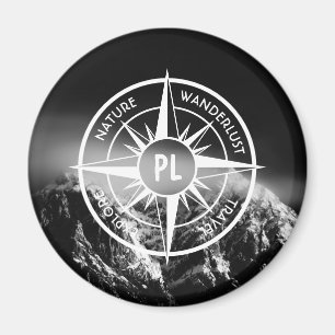 Imã Montes dramáticos do emblema da estrela da Compas