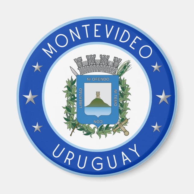Imã Montevideo Coat Of Arms (Frente)