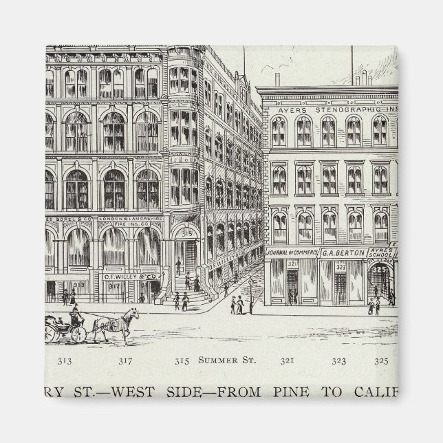 Imã Montgomery West side Pine e Califórnia (Frente)