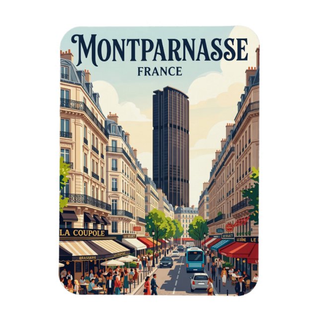 Ímã Montparnasse França (Vertical)