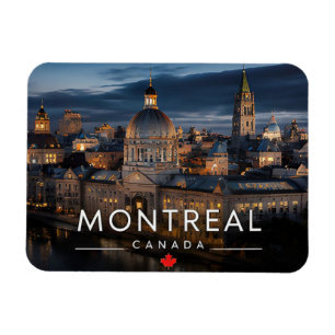 Ímã Montreal Canadá Frente Marítima do Norte Viagem 🌍