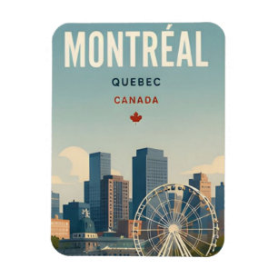 Ímã Montreal Canadá Porto Antigo e Patrimônio Francês