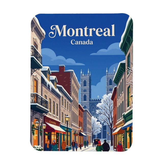 Ímã Montreal, Quebec Canadá (Vertical)