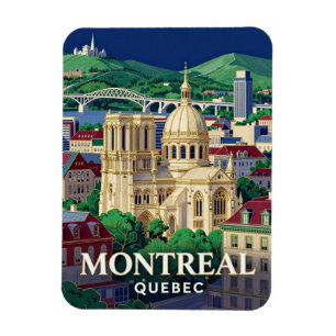Ímã Montreal Quebec Viagem Paisagem Urbana ✨