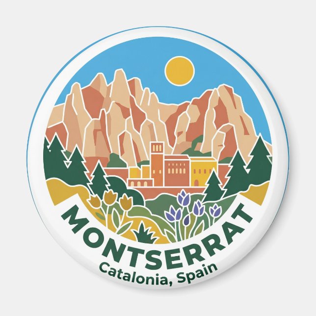 Imã Montserrat Espanha (Frente)