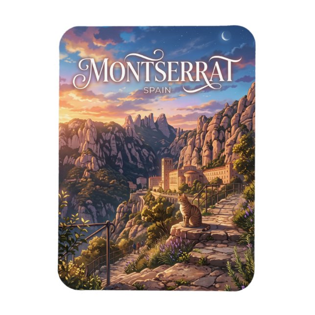 Ímã Montserrat Espanha (Vertical)